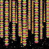 54ft UV Neon Streamers Glow in the Dark Party Decorations for Events