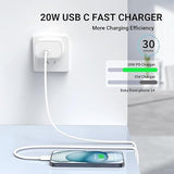 2 Pack 20W USB C Fast Charger with 10FT Lightning Cable for iPhone & iPad