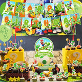 Art Party Banner Set with Happy Birthday & Paint Garland for Kids & Adults