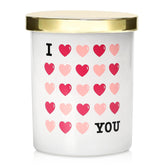 Valentines Day Scented Candle Gift - 10Oz Wild Rose Vine Scented Candle Gift For Wedding Engagement Valentines Day Party, Anniversary Candles Gifts For Girlfriend Wife Couples
