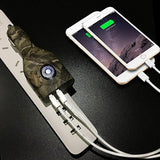 Dual Usb Car Charger,2-In-1 Car And Home Portable Travel Charger With Foldable Plug For Iphone Ipad Lg (Camouflage)