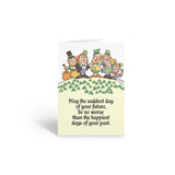 Stonehouse Collection Assorted St. Patrick's Day Card - 12 Funny St Patrcks Day Cards & Envelopes - USA Made-4 Funny Designs(Assorted)
