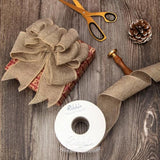 Burlap Wired Ribbon,2-1/2 Inch X 10 Yard,Natural,Solid Wired Edge Ribb