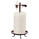 Candle by The Hour 20559BW Vanilla Scent Beeswax Candle, White, 80 Hour