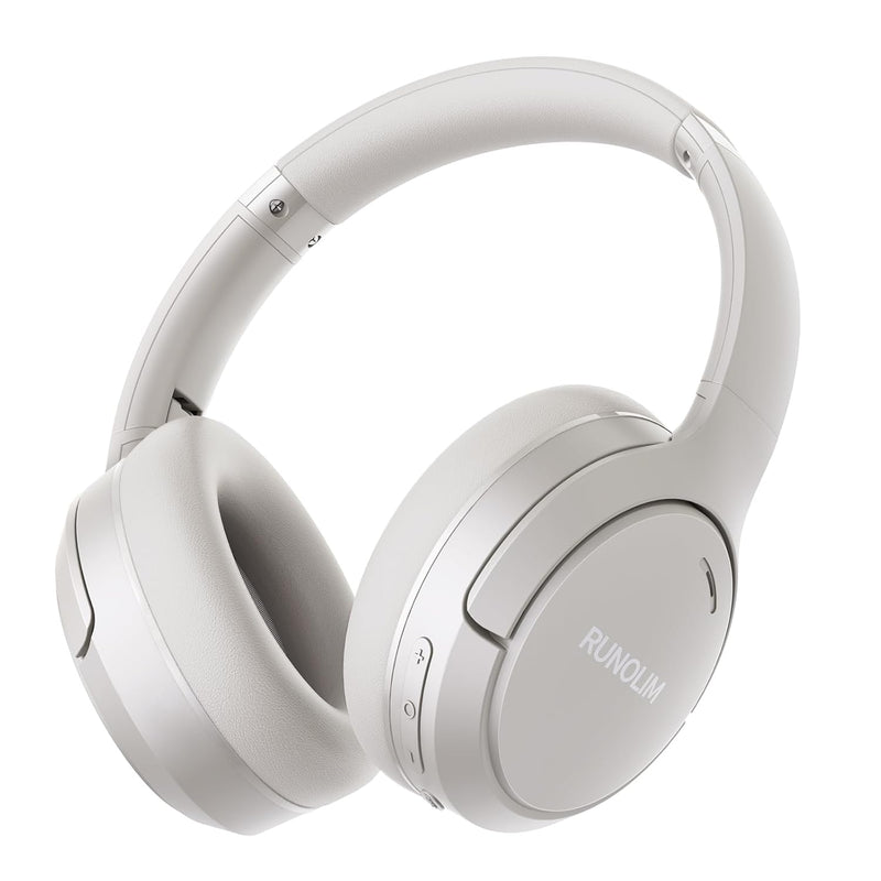Hybrid Active Noise Cancelling Headphones, 65H Playtime, Built-In Microphone,