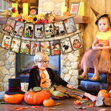 Johanna Parker Vintage Halloween Banner Trick or Treat Garland for Retro Party Decorations