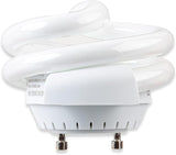 GU24 CFL Light Bulbs 4 Pack 13W T2 Spiral 2700K Warm White 800 Lumens UL Approved