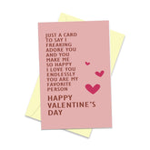 Greeting Card, Sweet I Love You So Much For Valentine’S Day, Romantic Vday Card For Husband Wife, Happy Valentine’S Day Card, Includes Envelope