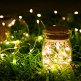 10FT Battery Operated Fairy Lights Warm White String Lights for Bedroom Wedding Party Centerpiece Decor