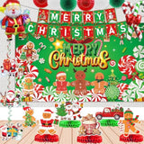 Merry Christmas Decorations Merry Christmas Banner Christmas Party Decorations Christmas Backdrop