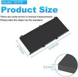 74Wh 357F9 Replacement Battery for Dell Inspiron 15 7000 Gaming Series 7559 7557 15.2V High Capacity Power Cell