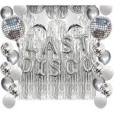 Last Disco Bachelorette Party Kit - Silver Disco & Western Cowgirl Bachelorette Party Supplies