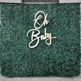 "Oh Baby" Sign for Baby Shower, Gender Reveal, 1st Birthday, Photo Backdrops