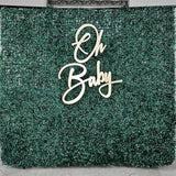 "Oh Baby" Sign for Baby Shower, Gender Reveal, 1st Birthday, Photo Backdrops