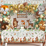 Woodland Animals Baby Shower Decoration Pack Forest Animal Neutral Gen