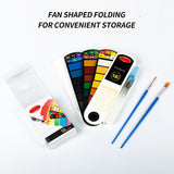 Collapsible Watercolor Paint Set With 18 Colors With Refillable Water Brush Pens, 2 Brushes And Palettes, Washable Watercolor Paint Set For Students, Adults And Painting Enthusiasts