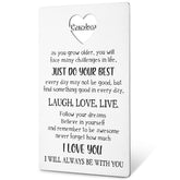 Grandson Wallet Card - Grandma'S Inspirational Gifts For Graduation, Birthday, Christmas & Deployment