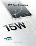 2 Pack 6.6FT USB A to USB C Braided Fast Charging Cable for iPhone Samsung Pixel iPad