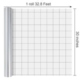 Metallic Silver Wrapping Paper Jumbo Roll - 30 In X 32.8 Ft (81.7 Sq.Ft.) Solid Color Gift Wrap With Cutting Lines For Christmas, Wedding, Birthday, Valentines Day, Mothers Day, Baby Shower