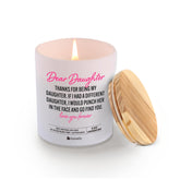 Dear Daughter Thanks For Being My Daughter Mothers Gift To Daughters Appreciation Gift Scented Candle Home Office Jar Candle Sage Floral Lavender Scent 9.5 Oz
