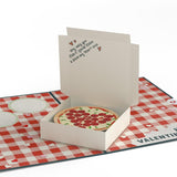 Valentines Day Card For Her, Him - 3D Romantic Greeting Pop-Up Cards - You'Ve Stolen A Pizza My Heart - 5" X 7" - Blank Notecard & Envelope Included