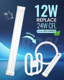2G11 LED Light Bulb 12W 4000K Natural White 4 Pin CFL Replacement Ballast Bypass 12.6 Inch