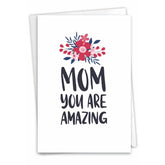 Mother'S Day Greeting Card With 5 X 7 Inch Envelope (1 Card) Momamazing Mom-Amazing Day C10351Bmdg
