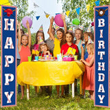 Baseball Happy Birthday Porch Banner Boy Sports Themed Birthday Party