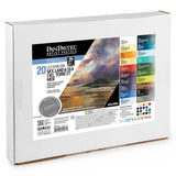 PanPastel Artist Pastels by GOLDEN, Sky, Land & Sea - Les Darlow Set, 20 Color, Professional Artist Pastels, Unique Pan Format (cake-like)