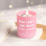 Boss Gifts For Women, Funny Boss Lady Candle 10Oz, Boss Lady Gifts For Women Manager Leader On Birthday Retirement Promotion, Best Gag Gift For Bosses Female, Handmade Soy Wax Scented Candles