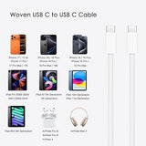 20W USB C Charger with USB C Cable for AirPods Pro AirPods 4 iPhone 17 16 15 Fast Charging