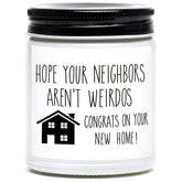 Housewarming Gifts For New Home, Housewarming Scented Candle, New Home Candle, New House Gift, Funny House Warming Gifts, New Homeowner Gift Idea (White)