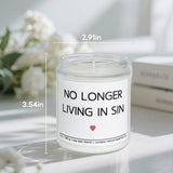 Engagement Gifts For Couples, Personalized Wedding Gifts For Newlyweds, Funny Bachelorette Bridal Shower Engaged Gift For Bride, Bachelor Party, Groom Bride To Be Wedding Gift Ideas, Lavender Candle
