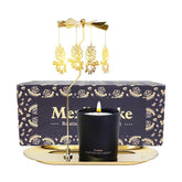 Valentines Day Gifts For Her, Birthday Gift For Women, Unique Rose Candle Gift For Mother, Sisters, And Best Friends. Rotating Scented Candles With Plate For Mother'S Day,Easter,6Oz.
