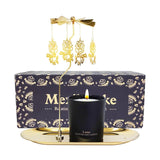 Valentines Day Gifts For Her, Birthday Gift For Women, Unique Rose Candle Gift For Mother, Sisters, And Best Friends. Rotating Scented Candles With Plate For Mother'S Day,Easter,6Oz.