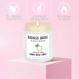 Lavender Scented Candle With Box Bridal Shower Gift,Wedding Gifts, Funny Bridal Present For Women - Engagement, Bachelorette Party 5.5Oz