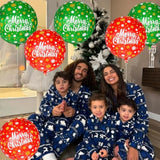 6Pcs Foil Red And Green Balloons For Christmas Party Decorations, Indoor Decorations And Holiday Christmas Party Favors For Teens And Adults