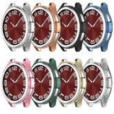 Screen Protector Case Compatible For Samsung Galaxy Watch 6 Classic 43Mm 47Mm Soft Tpu Bumper Cover Case Replacement For Galaxy Watch6 Classic Smart Watch (47Mm, 8Colors)