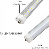 10 Pack 4FT T8 LED Tube Lights 36W 3600LM 6500K FA8 Single Pin Ballast Bypass Replacement