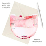 SANTORO Popnrock, 3D Pop Up Greeting Card - Pink Bouquet - For Her, Mother's Day, Girlfriend, Valentine's Day, Daugher, Grandmother | Floral Card