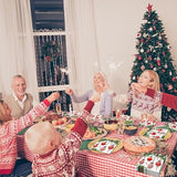 100Pcs Christmas Guest Napkins 3 Ply Holiday Disposable Paper Pack Christmas Balls Paper Luncheon Dinner Hand Napkins Beverage Disposable Napkin For Xmas Party