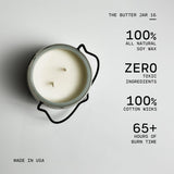 - Linen & Ashwood - Creamery Collection - 16Oz Double Cotton Wick Soy Candles With Beeswax - Long Burn Time, Made In The Usa - Non Toxic, Premium Scented Candles