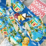 Beach Birthday Party Decorations, 142Pcs Beach Party Paper Plates Napkins Tablecloth For Summer Tropical Hawaiian Party Decorations