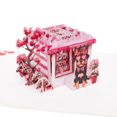 Valentine’S Day 3D Pop Up Dog Greeting Card – Valentines Dog Love Card With Envelope, I Love You Valentines Cards Gifts For Women, Wife, Girlfriend, Mom, Daughter