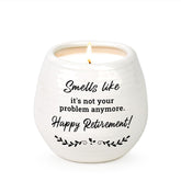 Retirement Gift For Woman, Men - 10Oz Lavender Scented Soy Wax Candle - Best 2026 Retired Gifts For Women, Men, Friends, Coworker, Teacher, Nurse, Funny Retirement Candle