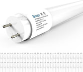 50 Pack 4FT T8 LED Bulbs 20W 2400LM 5000K Daylight Hybrid Type A B Fluorescent Replacement