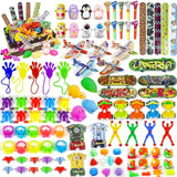 100 Pcs Party Favors Toy Assortment Goodie Bags For Carnival Prizes School Classroom Rewards Pinata Filler For Birthday Party (Style 1)