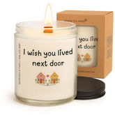 Best Friend Gift For Women Sisters, Besties Christmas Stocking Stuffers Unique Friendship Gift For Best Friend– Vanilla Cashmere Scented – Hand-Poured Soy Candle-With Crackle Wood Wick