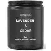 Lavender?Cedar Candle, 9Oz Scented Candle For Men, Scented Candles For Home, Soy Candle Gifts For Men, Personalized Blessing Minimalist Men'S Scented Candle