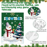 144 Pcs Merry Christmas Coloring Book Bulk For Kids Winter Activity Books Party Favors Drawing Book With Snowman Gingerbread Man Santa Claus Patterns Goodie Bag Filler And Holiday Gifts